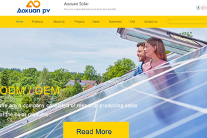 外贸网站建设案例-太阳能光电